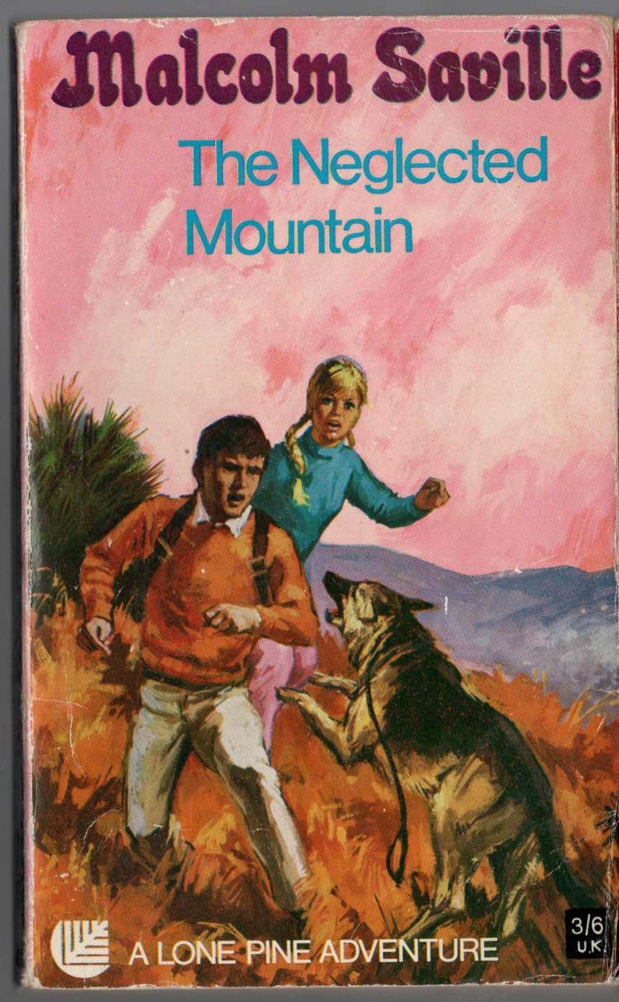 Malcolm Saville  THE NEGLECTED MOUNTAIN front book cover image