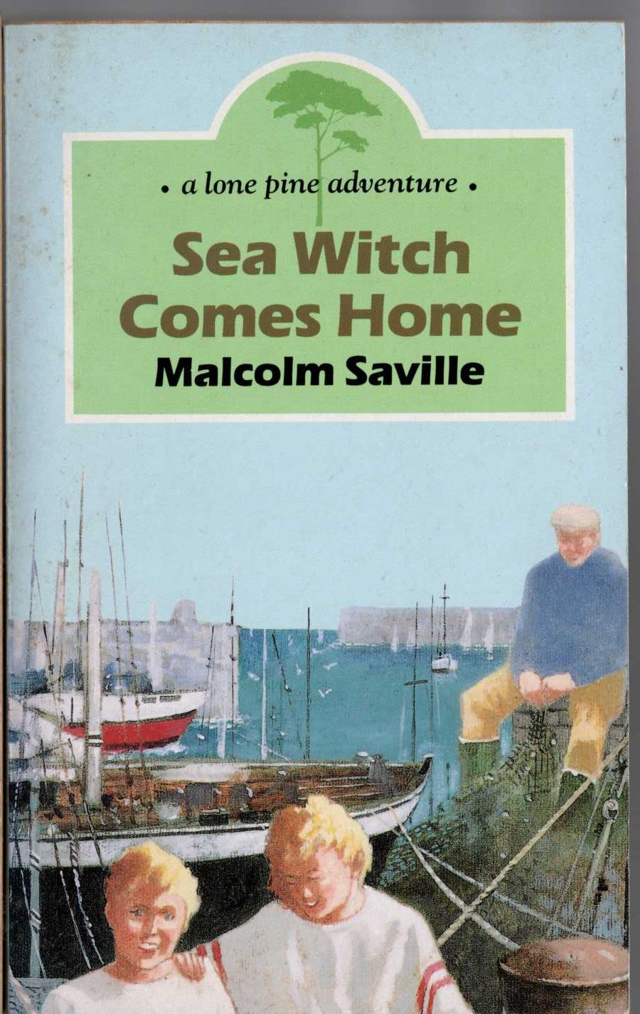 Malcolm Saville  SEA WITCH COMES HOME front book cover image