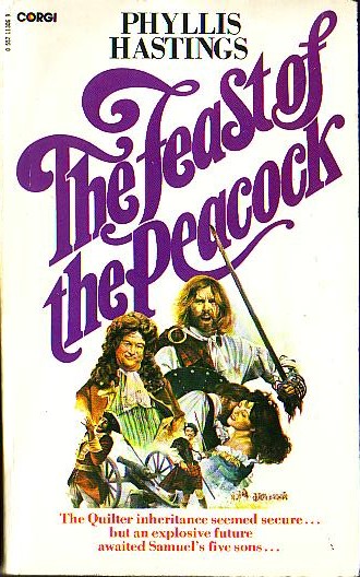 Phyllis Hastings  THE FEAST OF THE PEACOCK front book cover image