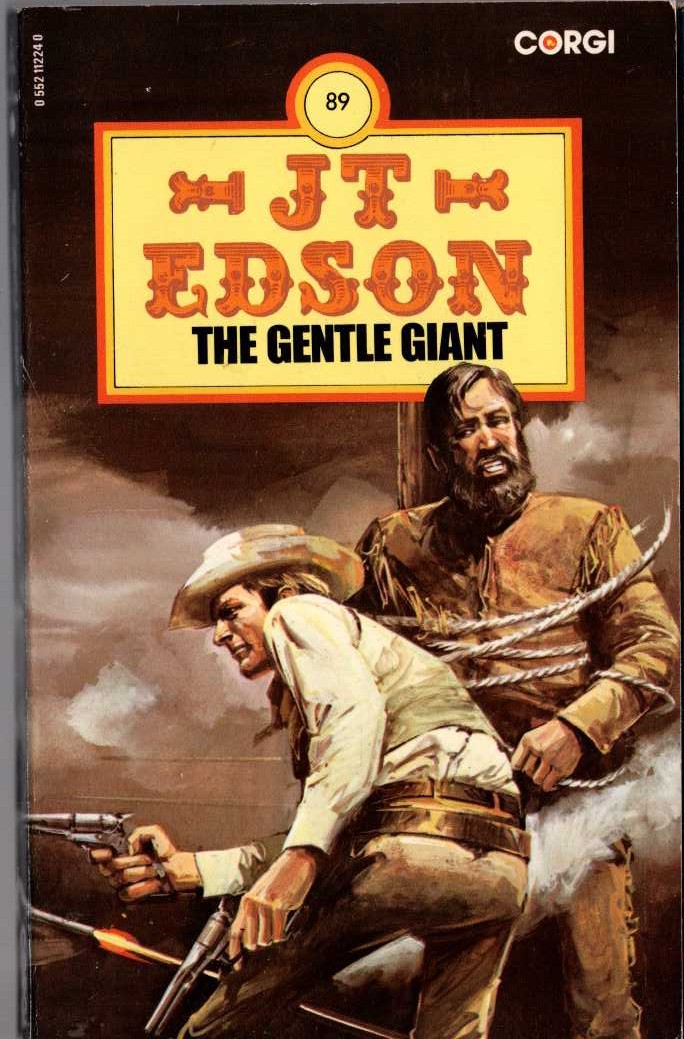 J.T. Edson  THE GENTLE GIANT front book cover image