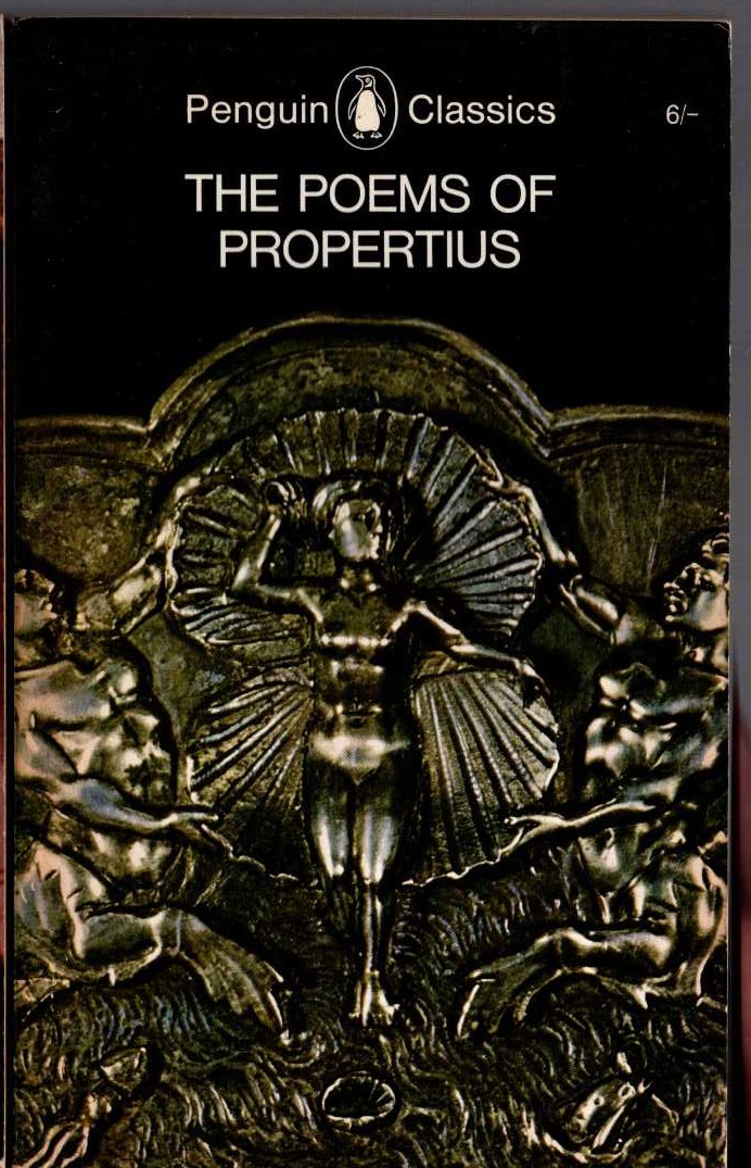 Propertius   THE POEMS OF PROPERTIUS front book cover image