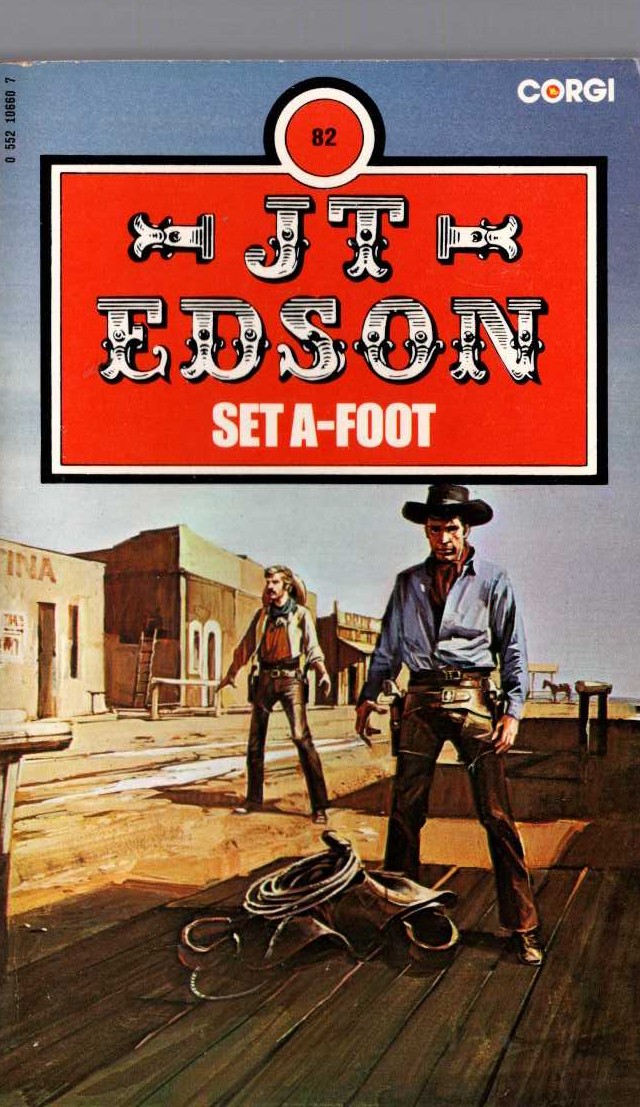 J.T. Edson  SET A-FOOT front book cover image