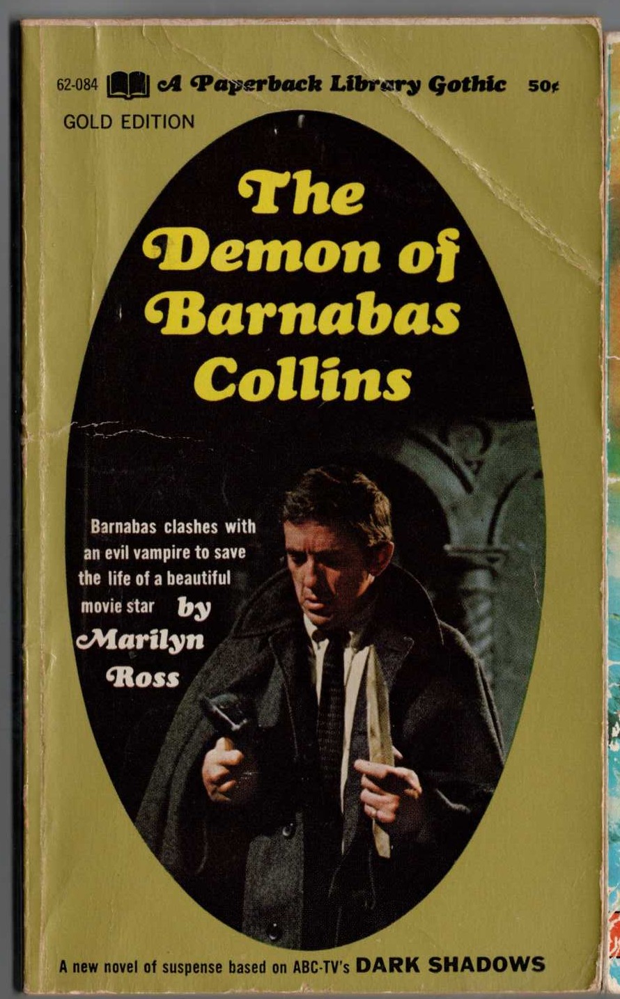 Marilyn Ross  THE DEMON OF BARNABAS COLLINS front book cover image