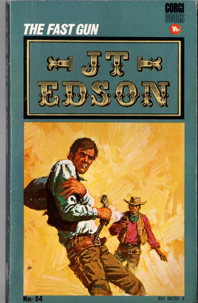 J.T. Edson  THE FAST GUN front book cover image