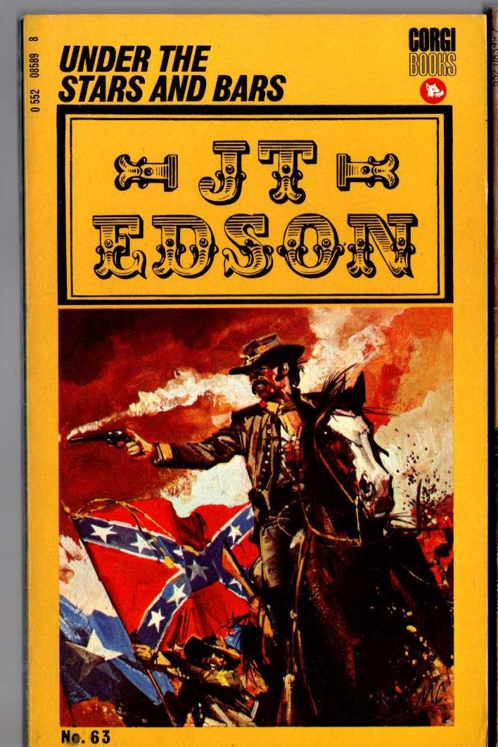 J.T. Edson  UNDER THE STARS AND BARS front book cover image