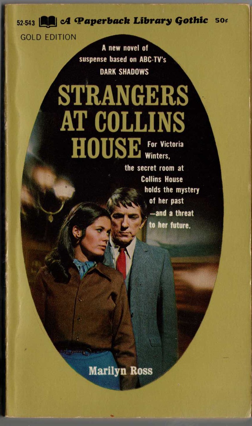Marilyn Ross  STRANGERS AT COLLINS HOUSE front book cover image