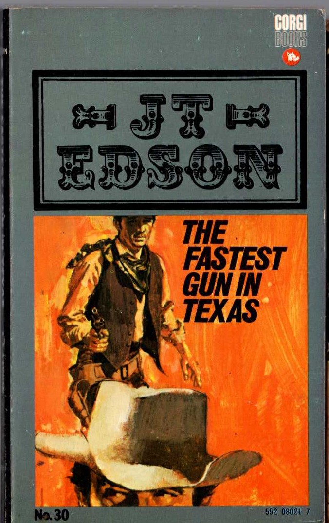 J.T. Edson  THE FASTEST GUN IN TEXAS front book cover image