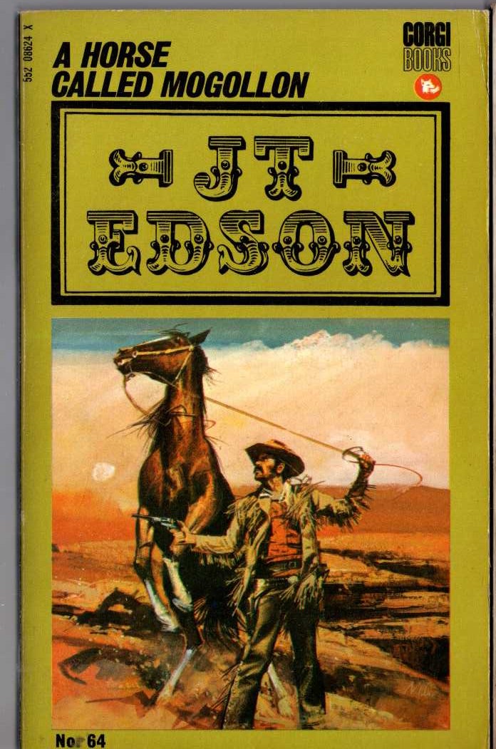 J.T. Edson  A HORSE CALLED MOGOLLON front book cover image