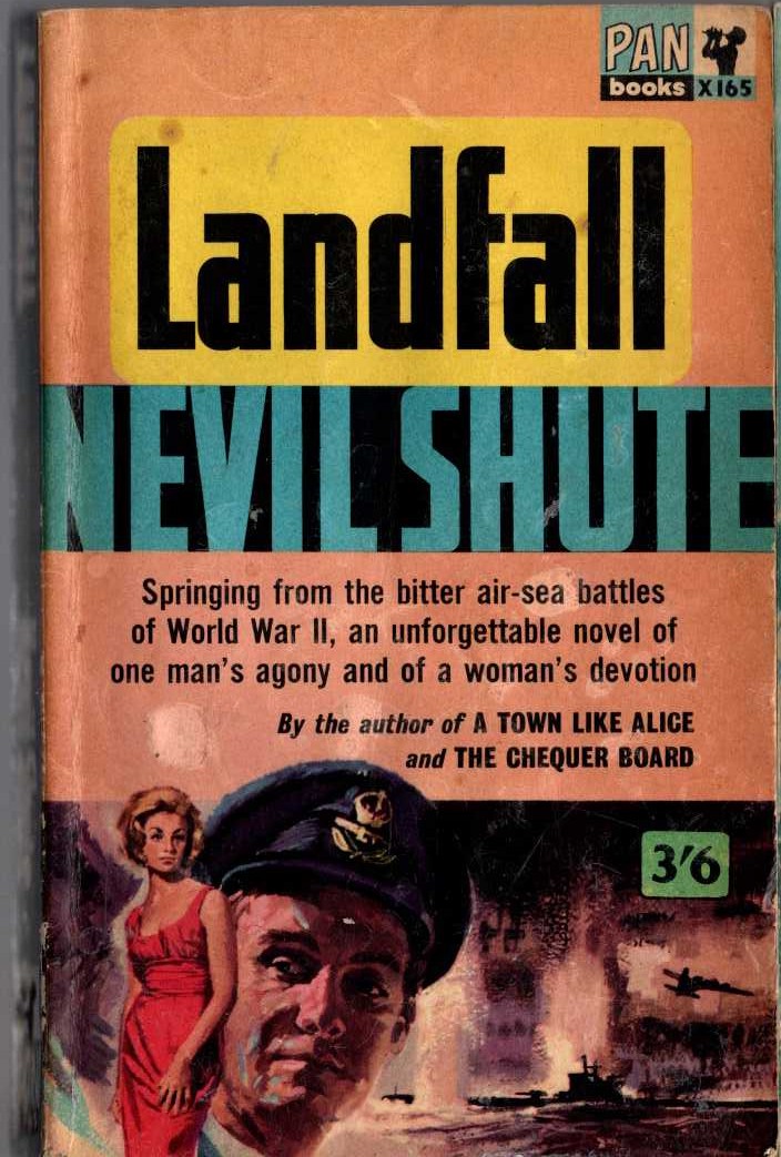 Nevil Shute  LANDFALL front book cover image