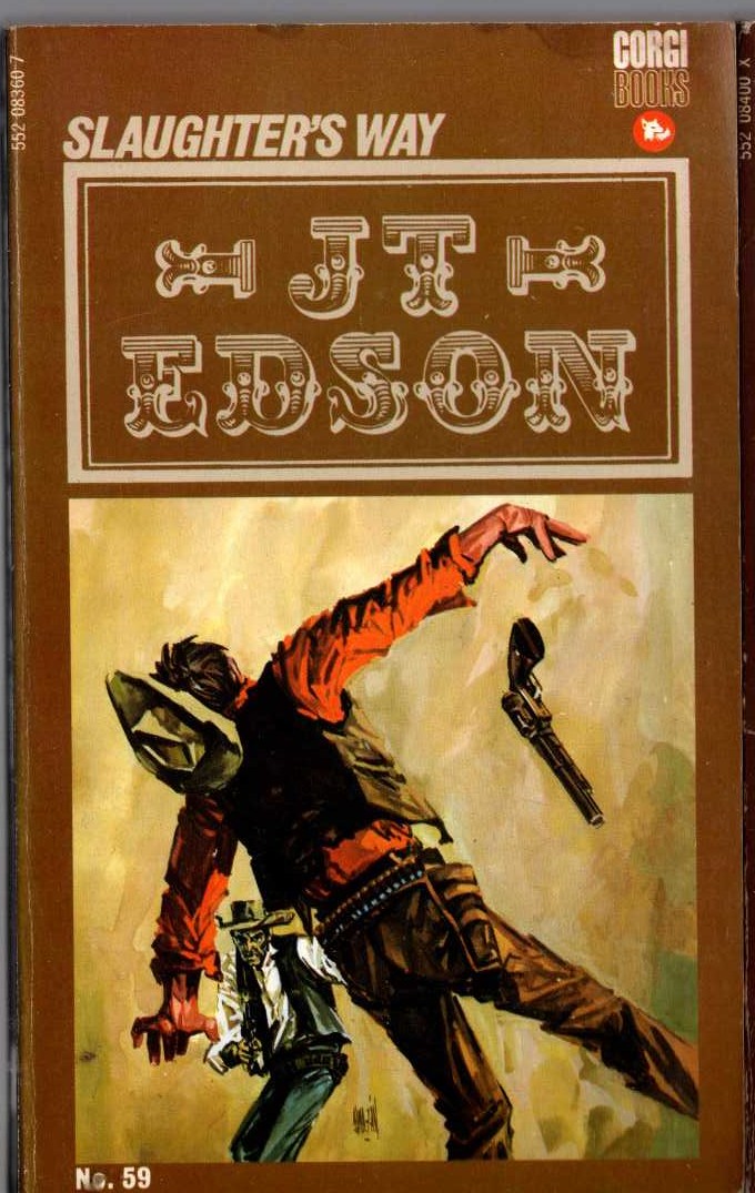 J.T. Edson  SLAUGHTERS'S WAY front book cover image
