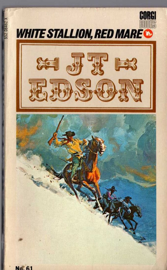 J.T. Edson  WHITE STALLION, RED MARE front book cover image