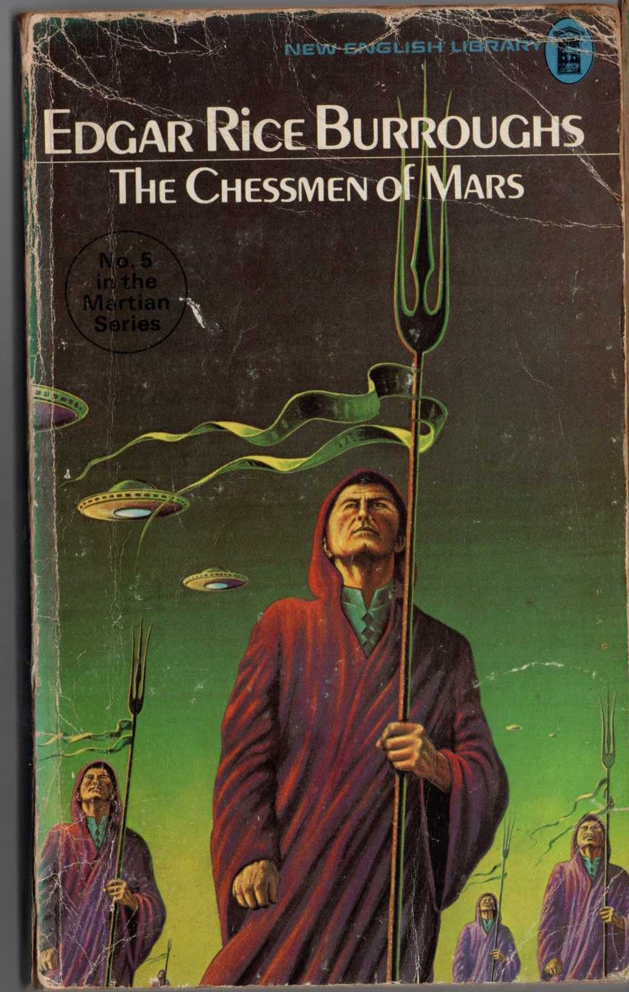 Edgar Rice Burroughs  THE CHESSMEN OF MARS front book cover image