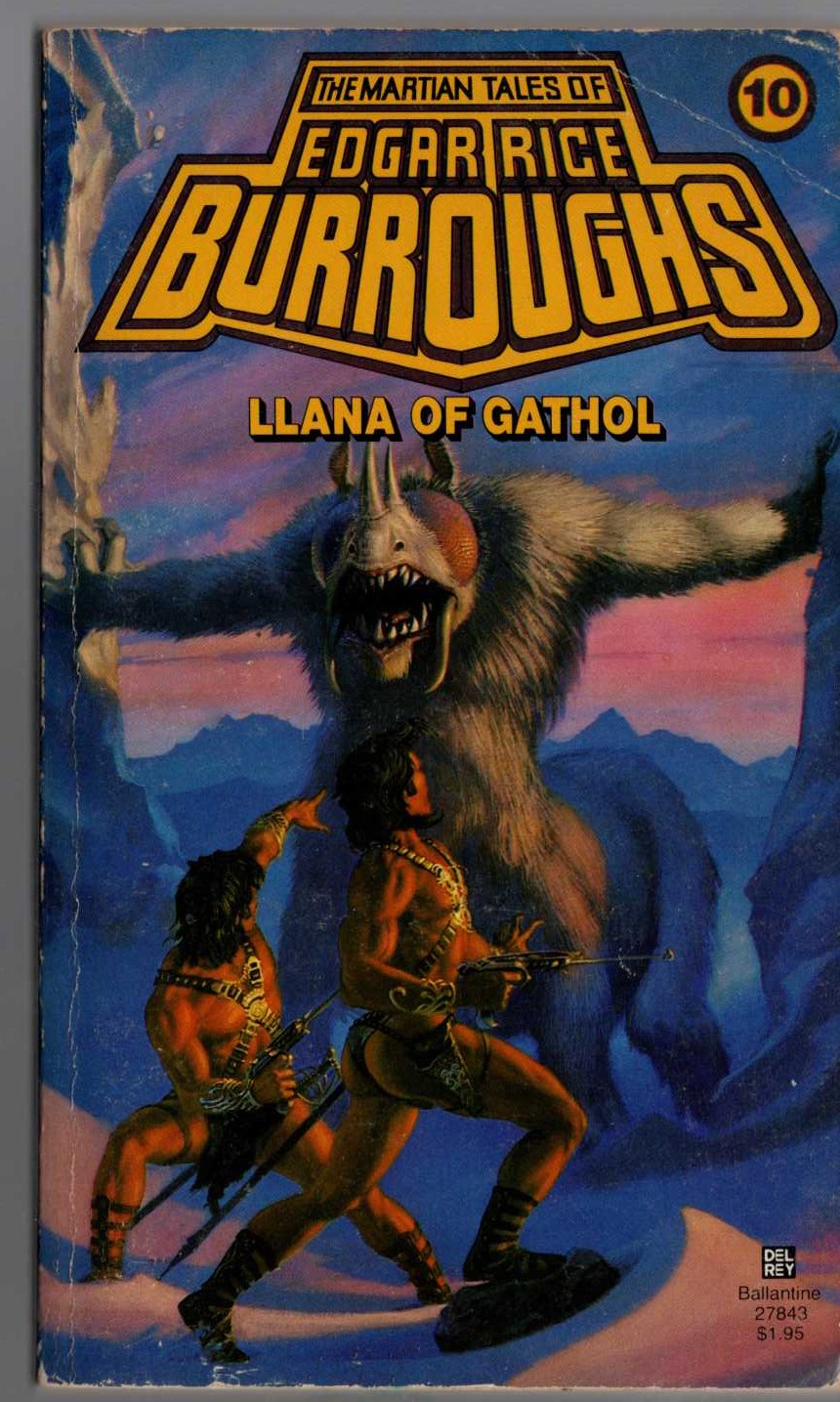 Edgar Rice Burroughs  LLANA OF GATHOL front book cover image