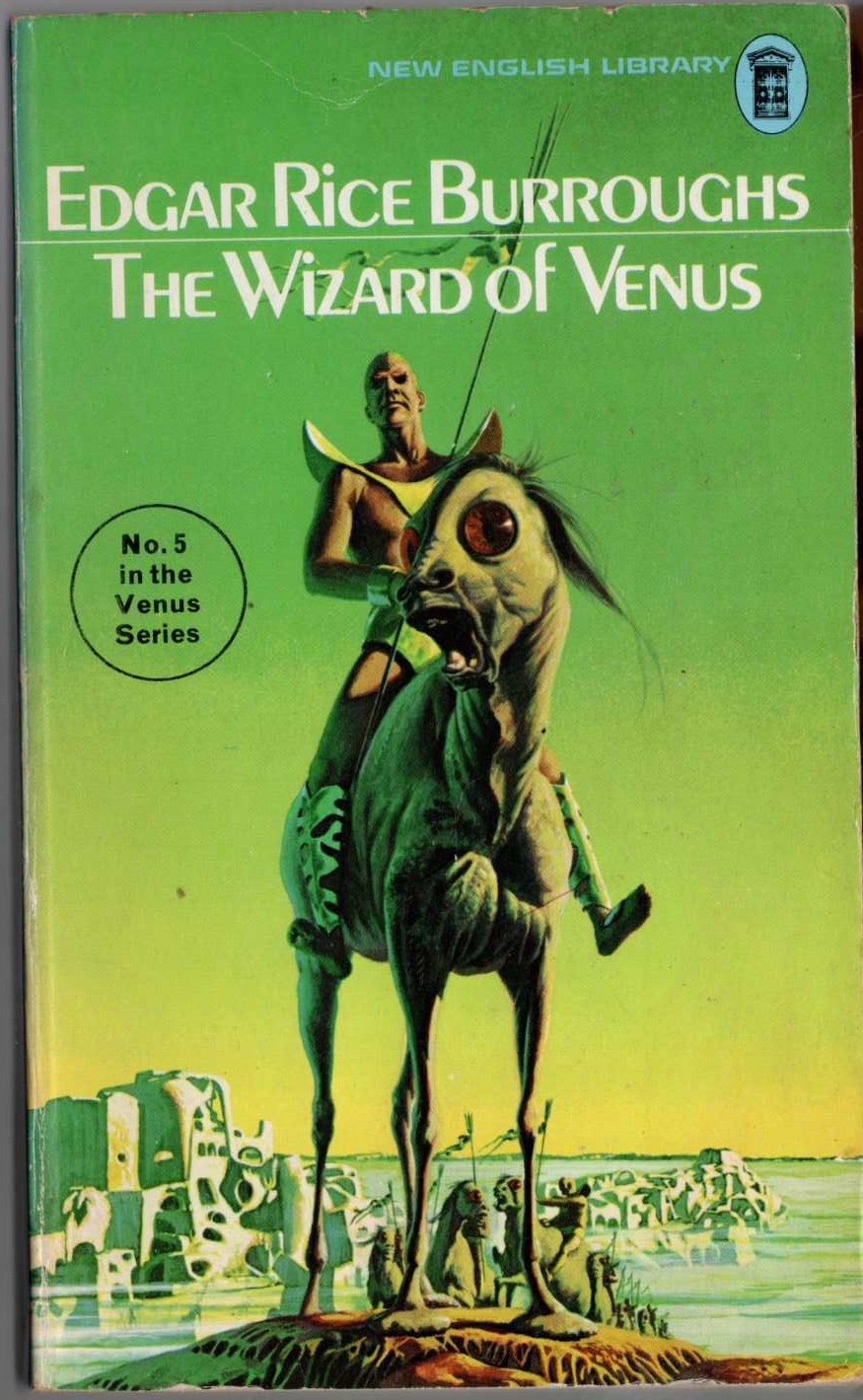 Edgar Rice Burroughs  THE WIZARD OF VENUS front book cover image