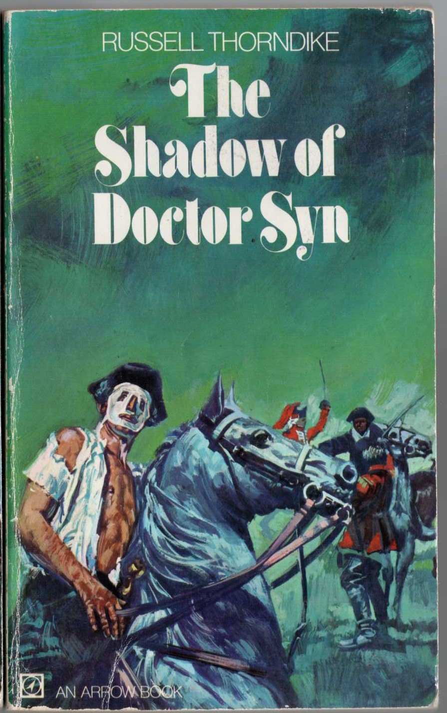 Russell Thorndike  THE SHADOW OF DOCTOR SYN front book cover image