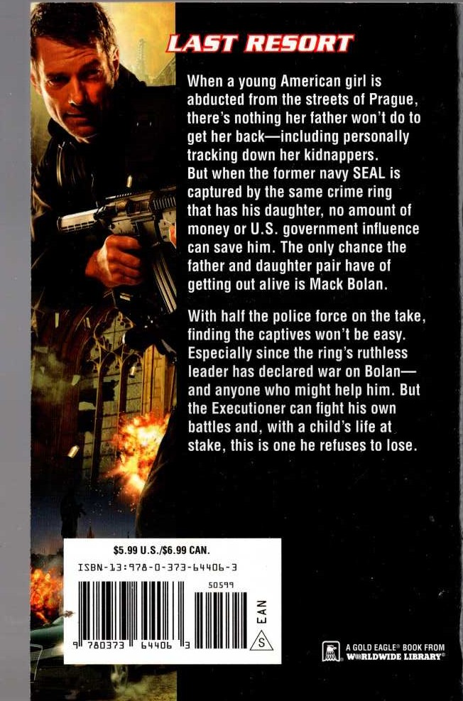 Don Pendleton  THE EXECUTIONER: SURVIVAL MISSION magnified rear book cover image