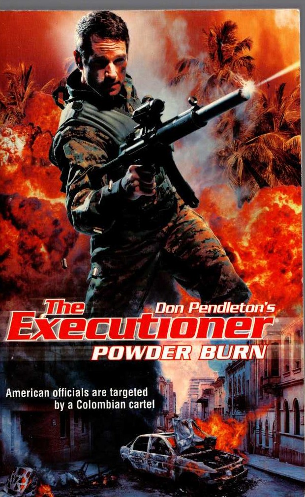 Don Pendleton  THE EXECUTIONER: POWDER BURN front book cover image