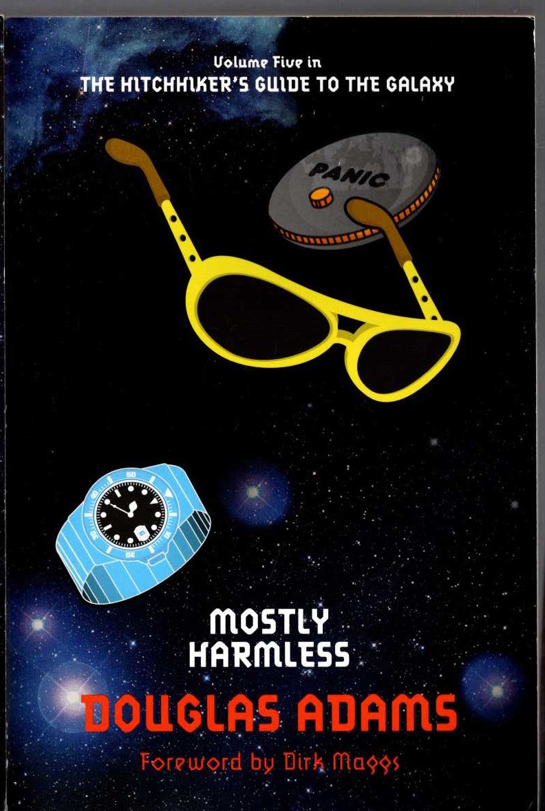 Douglas Adams  MOSTLY HARMLESS front book cover image