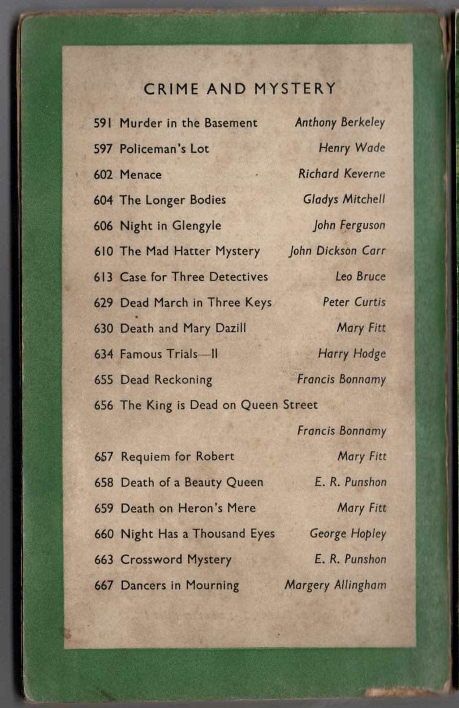 Frank Arthur  THE SUVA HARBOUR MYSTERY magnified rear book cover image