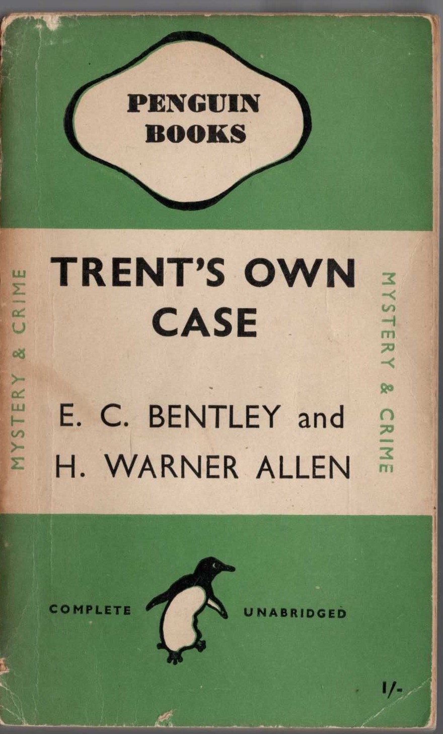 TRENT'S OWN CASE front book cover image