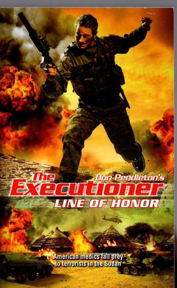 Don Pendleton  THE EXECUTIONER: LINE OF HONOR front book cover image