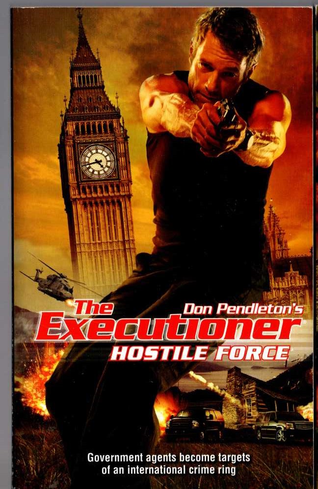 Don Pendleton  THE EXECUTIONER: HOSTILE FORCE front book cover image