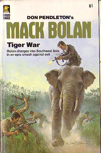 Don Pendleton  MACK BOLAN: TIGER WAR front book cover image