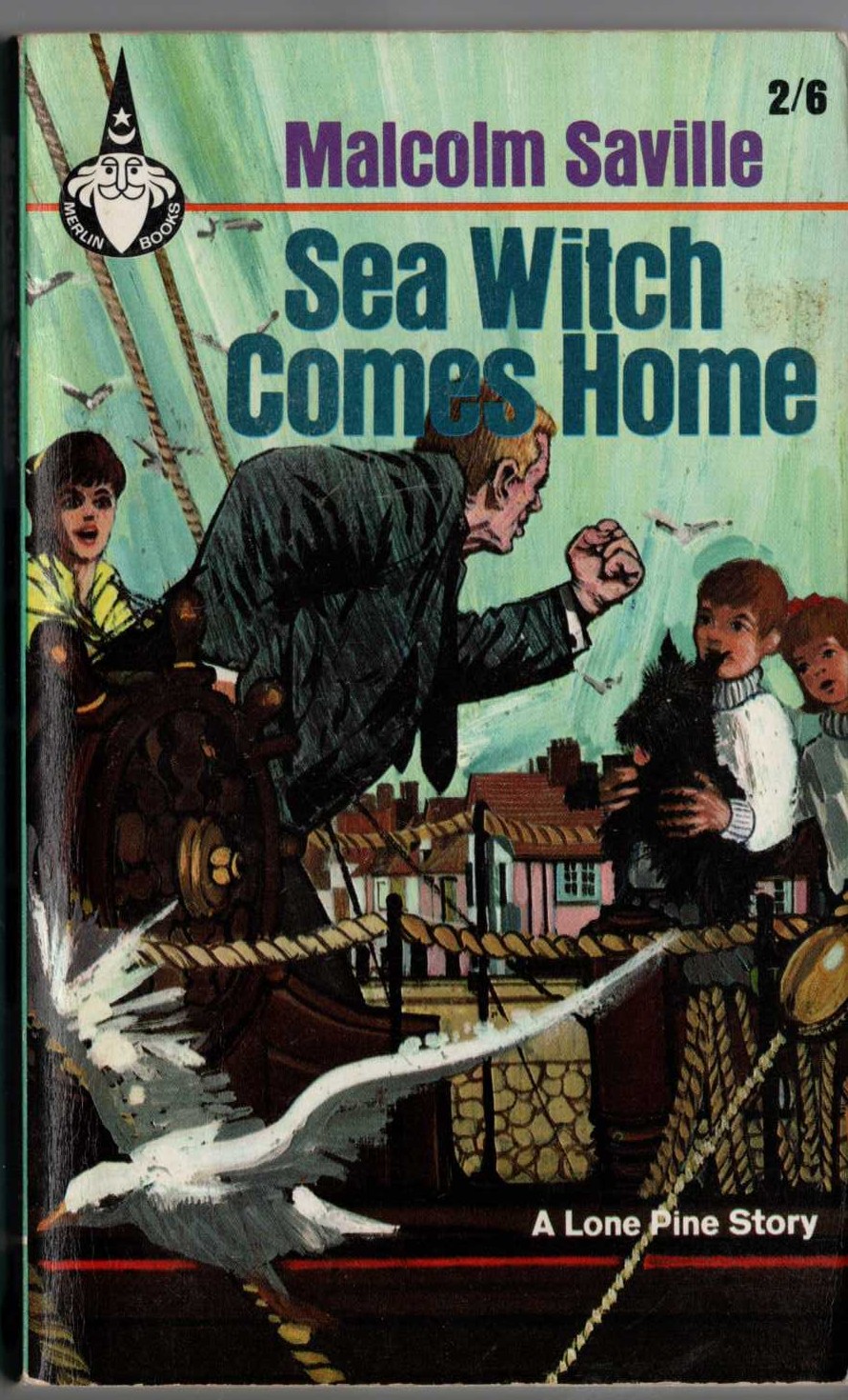 Malcolm Saville  SEA WITCH COMES HOME front book cover image