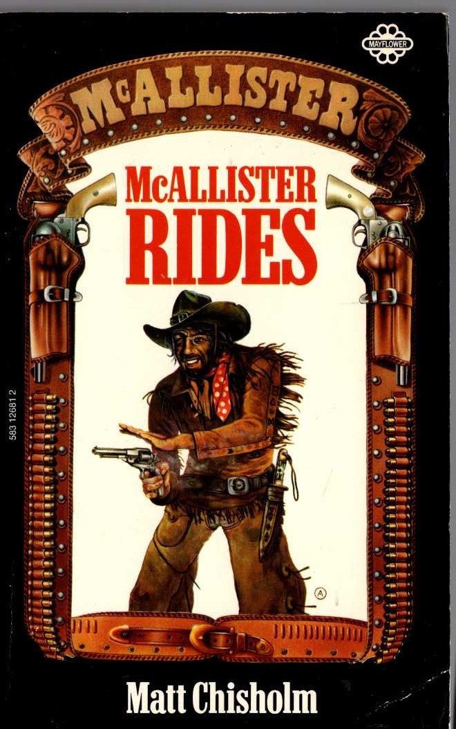 Matt Chisholm  McALLISTER RIDES front book cover image