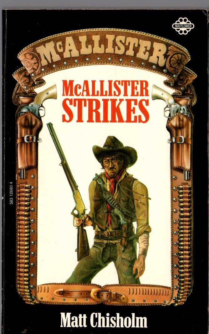 Matt Chisholm  McALLISTER STRIKES front book cover image