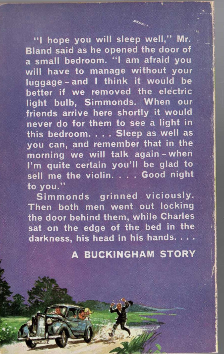 Malcolm Saville  THE MASTER OF MARYKNOLL magnified rear book cover image