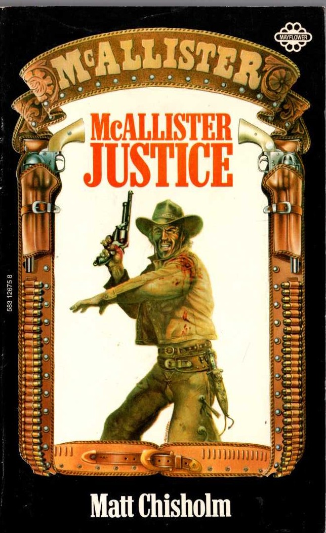 Matt Chisholm  McALLISTER JUSTICE front book cover image