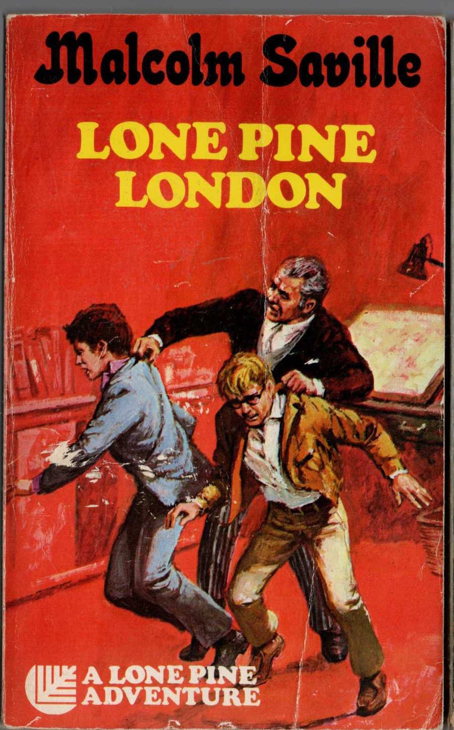 Malcolm Saville  LONE PINE LONDON front book cover image