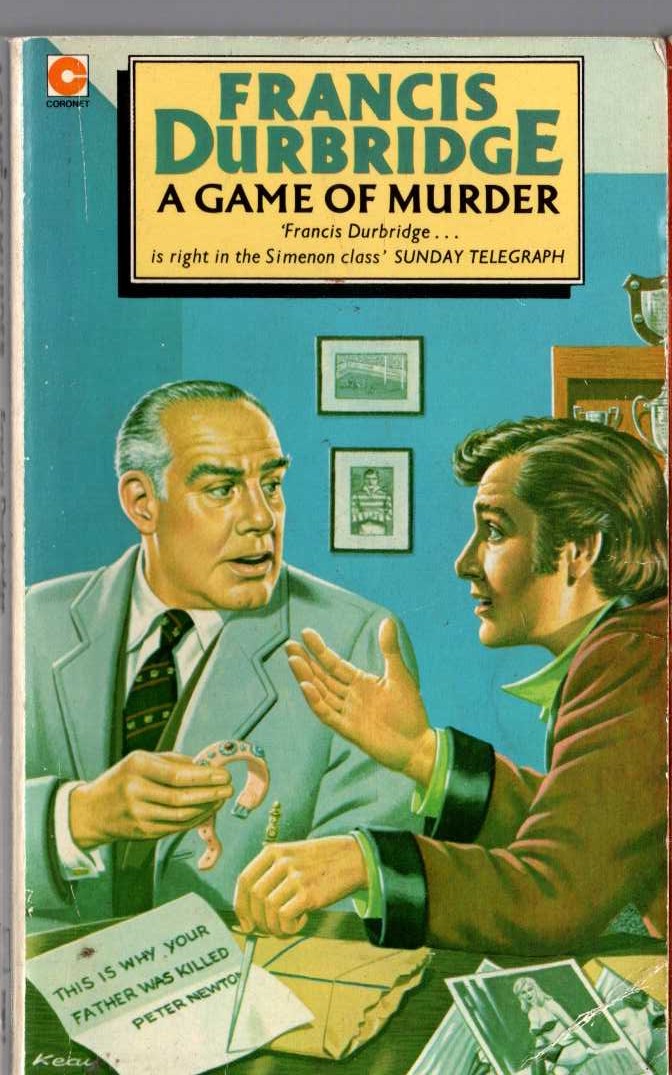 Francis Durbridge  A GAME OF MURDER front book cover image