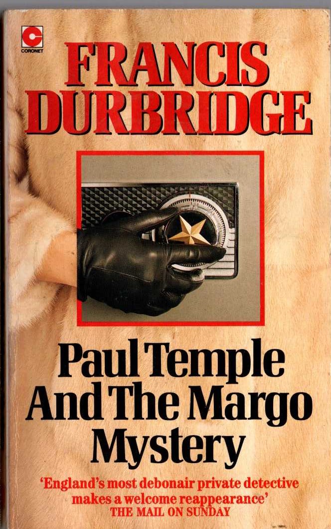 Francis Durbridge  PAUL TEMPLE AND THE MARGO MYSTERY front book cover image