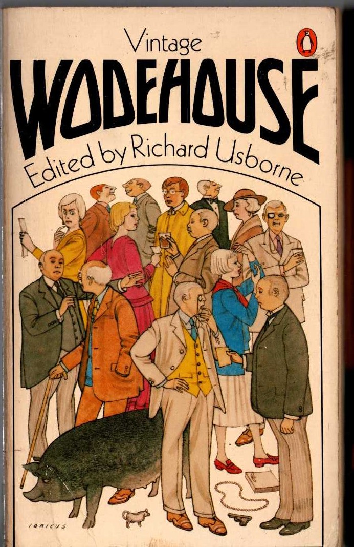 (Richard Usborne edits) VINTAGE WODEHOUSE front book cover image