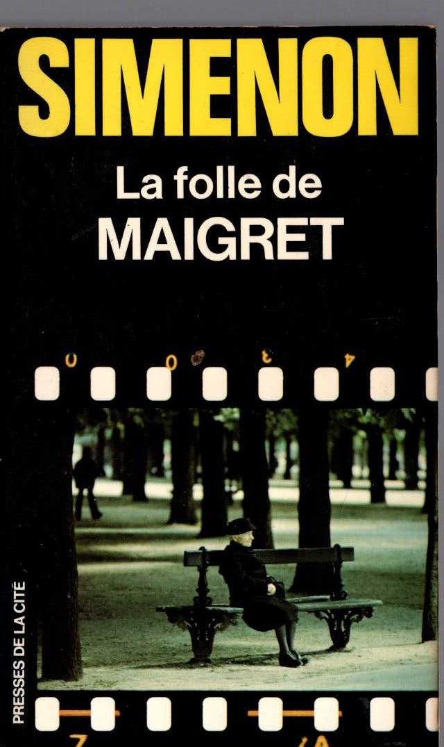 Georges Simenon  LA FOLLE DE MAIGRET front book cover image