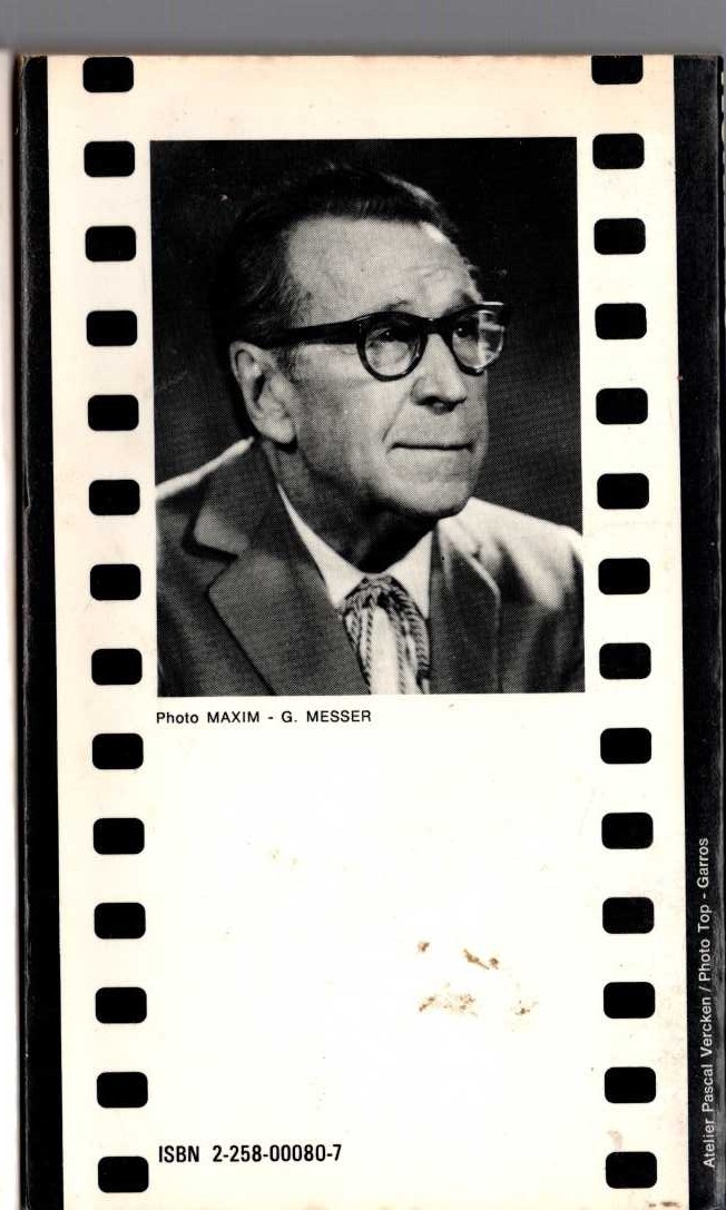 Georges Simenon  LA FOLLE DE MAIGRET magnified rear book cover image