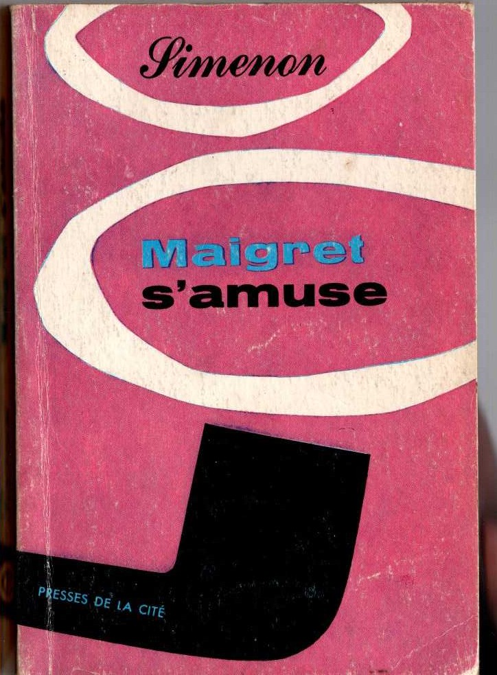 Georges Simenon  MAIGRET S'AMUSE front book cover image