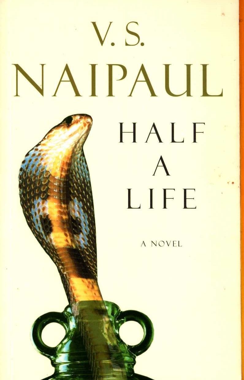 V.S. Naipaul  HALF A LIFE front book cover image