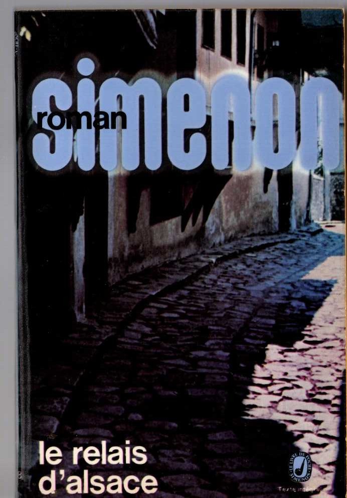Georges Simenon  LE RELAIS D'ALSACE front book cover image