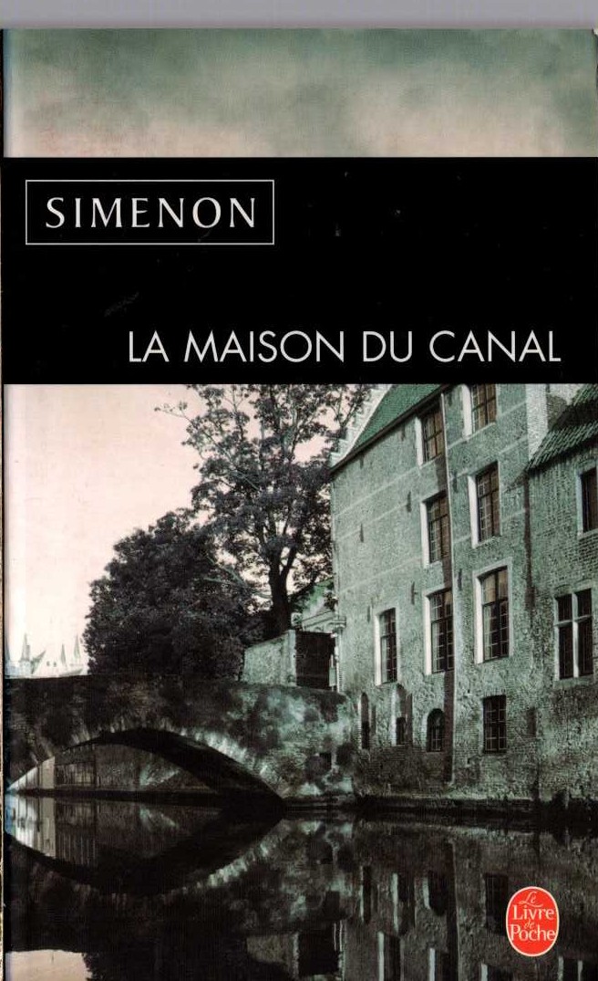 Georges Simenon  LA MAISON DU CANAL front book cover image
