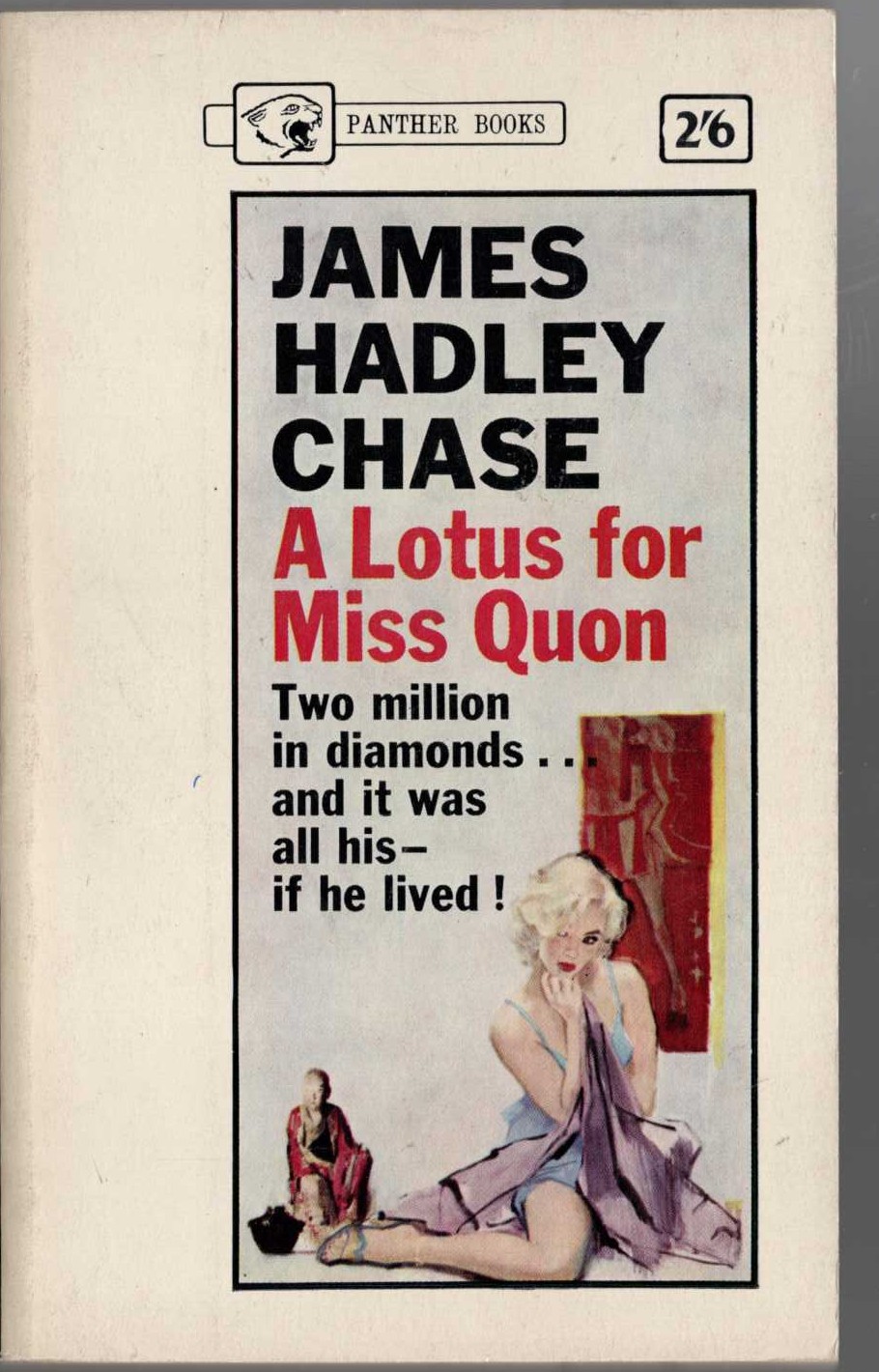 James Hadley Chase  A LOTUS FOT MISS QUON front book cover image
