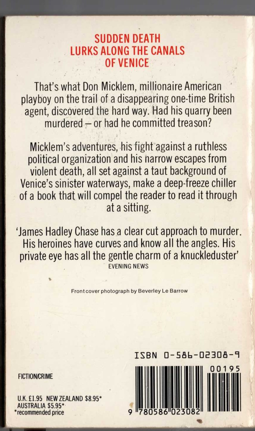 Nick Carter THE GOLDEN SERPENT .Mayflower rpt.1974 rear cover image