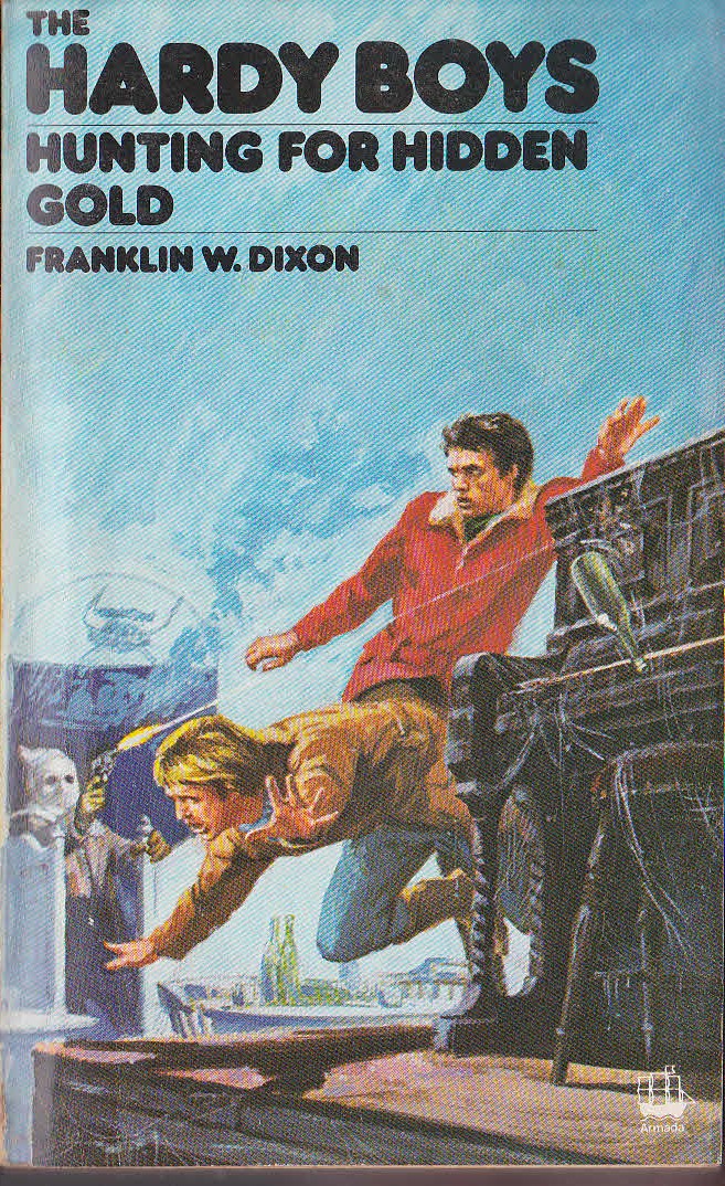 Franklin W. Dixon  THE HARDY BOYS: HUNTING FOR HIDDEN GOLD front book cover image