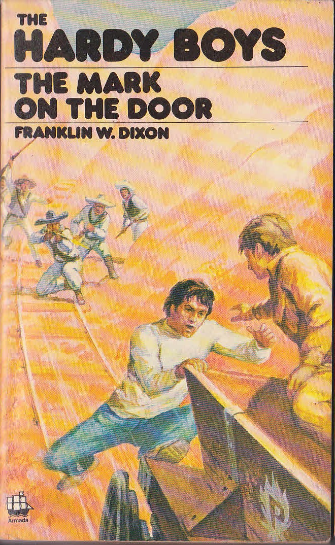 Franklin W. Dixon  THE HARDY BOYS: THE MARK ON THE DOOR front book cover image