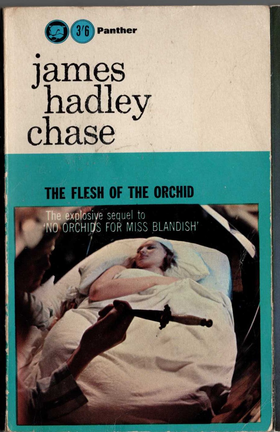 James Hadley Chase  THE FLESH OF THE ORCHID front book cover image