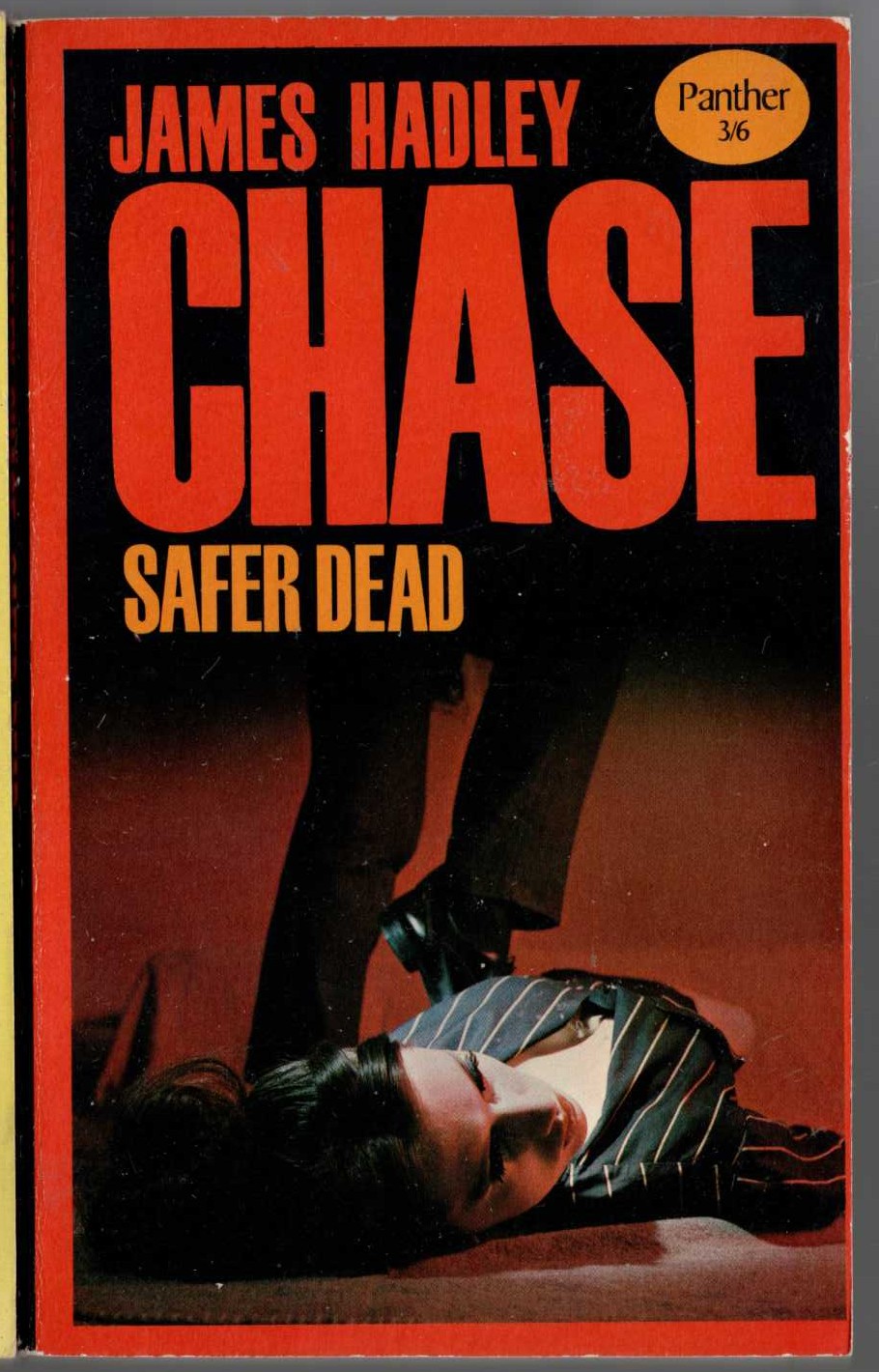 James Hadley Chase  SAFER DEAD front book cover image