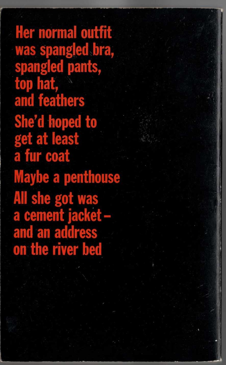 James Hadley Chase  SAFER DEAD magnified rear book cover image