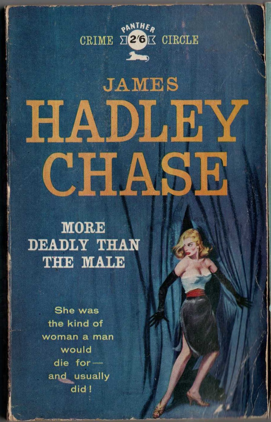 James Hadley Chase  MORE DEADLY THAN THE MALE front book cover image